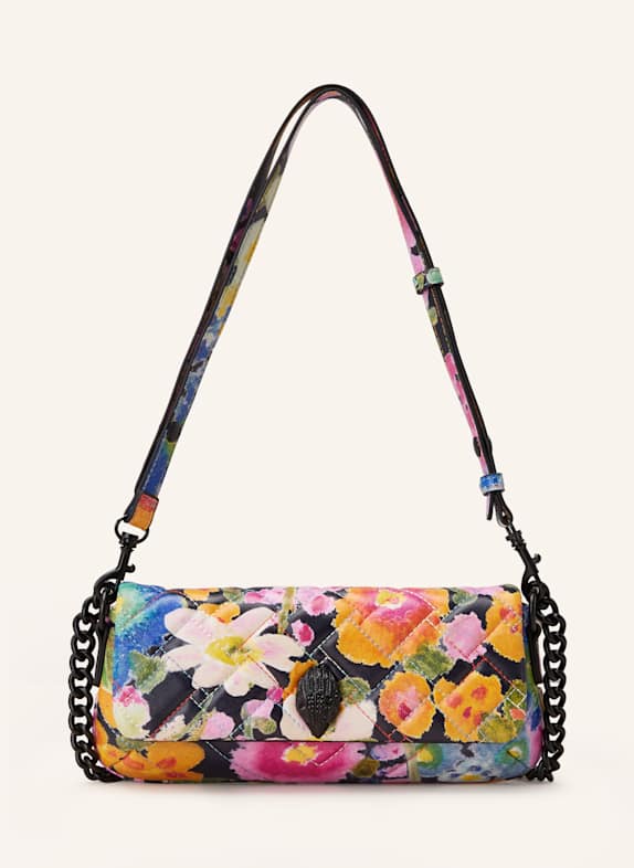 KURT GEIGER Handtasche KENSINGTON SCHWARZ/ GRÜN/ DUNKELGELB