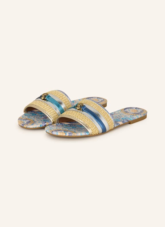 KURT GEIGER Pantoletten SOUTHBANK HELLGELB/ BLAU