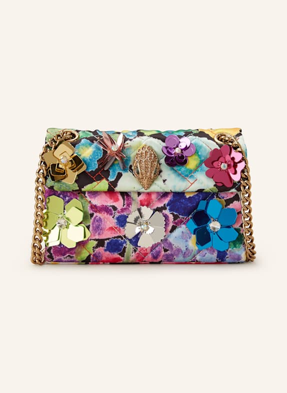 KURT GEIGER Torba na ramię KENSINGTON MINI MOCNORÓŻOWY/ ZIELONY/ GRANATOWY