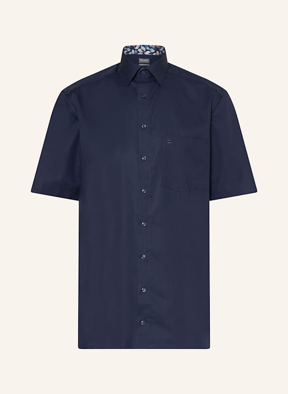 OLYMP Kurzarm-Hemd Luxor comfort fit DUNKELBLAU