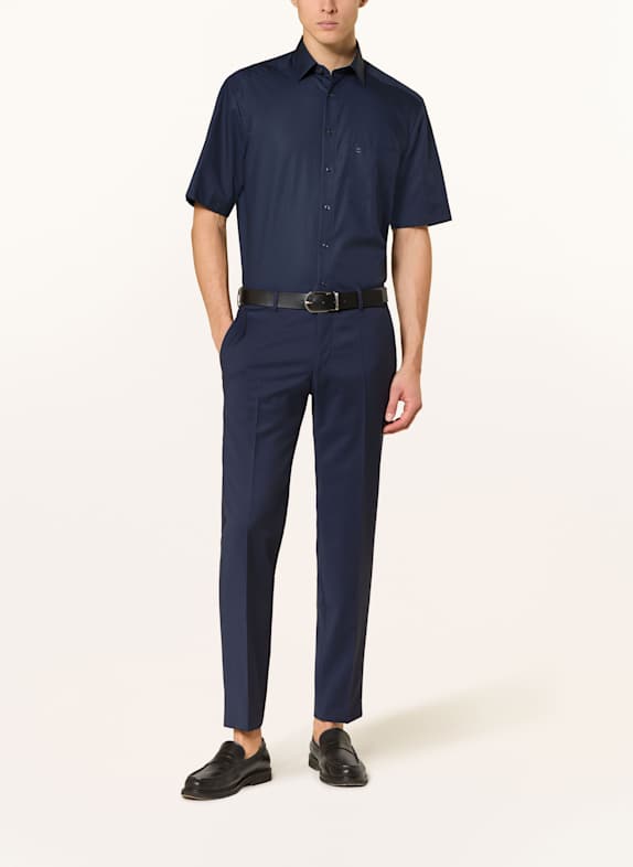 OLYMP Kurzarm-Hemd Luxor comfort fit DUNKELBLAU