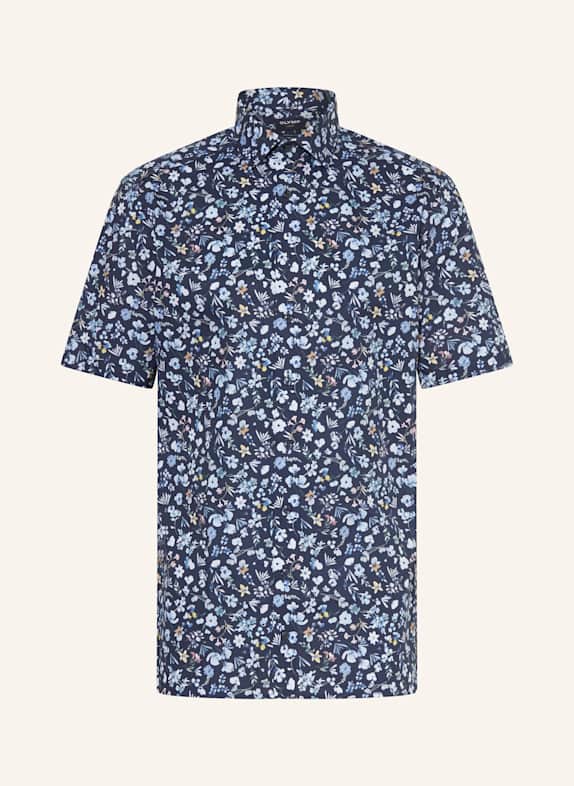 OLYMP Kurzarm-Hemd Luxor modern fit DUNKELBLAU/ HELLBLAU