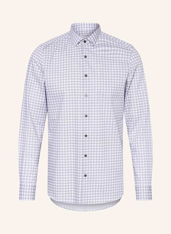 OLYMP Hemd Level Five body fit DUNKELBLAU/ WEISS