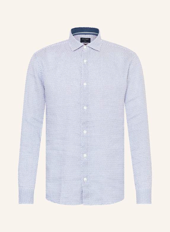 OLYMP Hemd Casual regular fit aus Leinen HELLBLAU/ BLAU