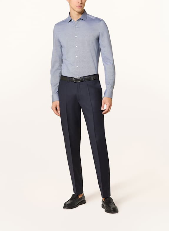 OLYMP Jerseyhemd No. Six super slim fit DUNKELBLAU