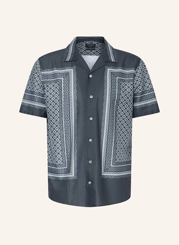 OLYMP Resorthemd Regular Fit BLAU/ DUNKELBLAU/ HELLBLAU