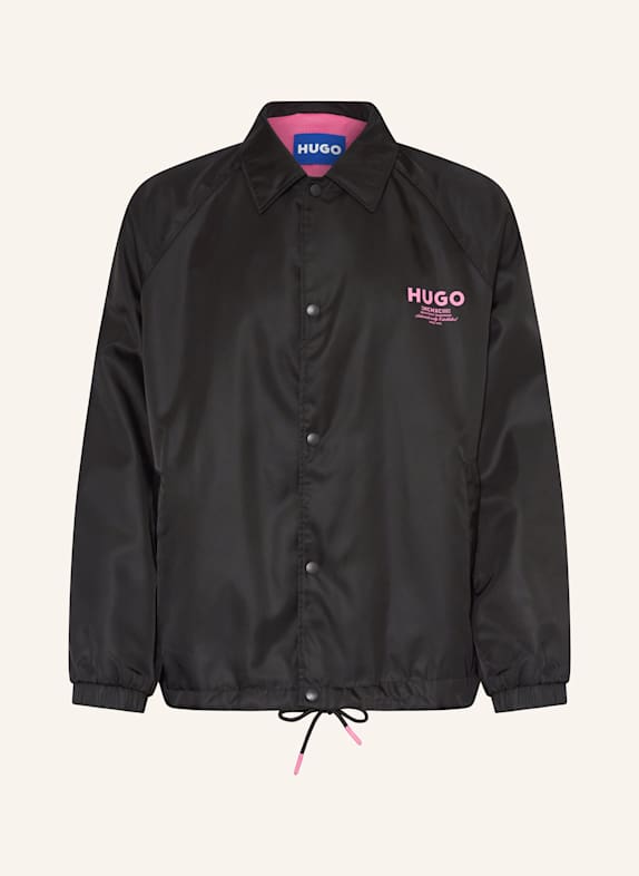 HUGO BLUE Regenjacke BIYO SCHWARZ