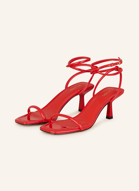 ALDO Patent sandals DEMMI RED