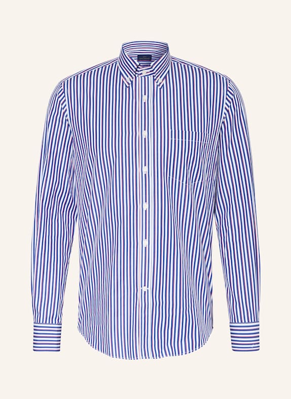 PAUL & SHARK Hemd Comfort Fit DUNKELBLAU/ ROT/ WEISS