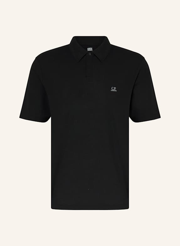 C.P. COMPANY Jersey-Poloshirt SCHWARZ