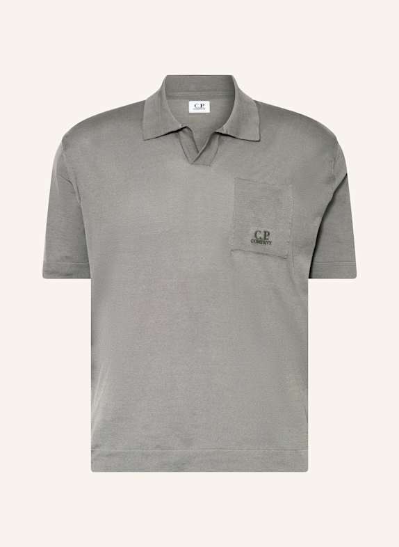 C.P. COMPANY Strick-Poloshirt GRAU