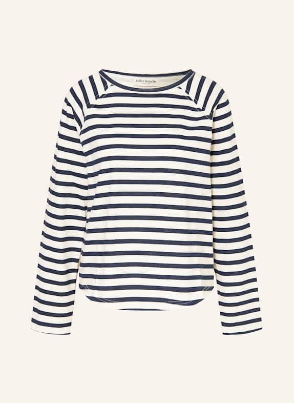 lollys laundry Longsleeve LIVALL DUNKELBLAU/ WEISS