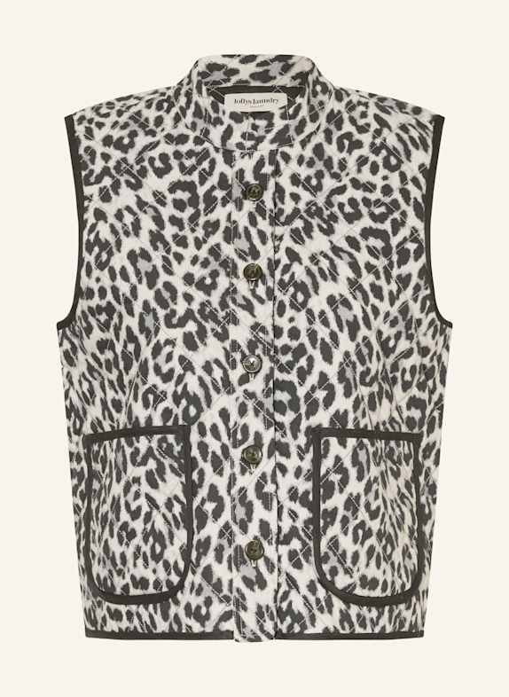 lollys laundry Weste CAIROLL SCHWARZ/ GRAU/ HELLGRAU