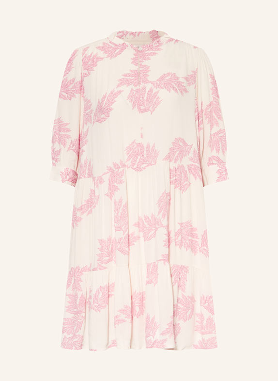 lollys laundry Kleid SABINELL mit 3/4-Arm PINK/ CREME