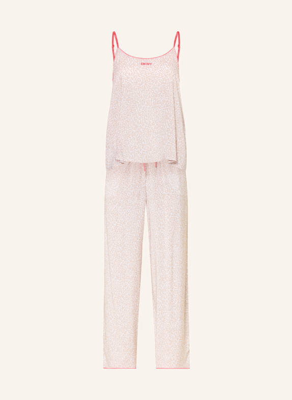 DKNY Schlafanzug BREEZING THROUGH BEIGE/ WEISS