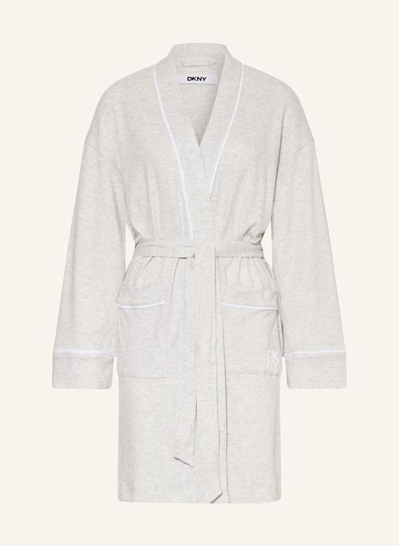 DKNY Damen-Bademantel A NEW ERA HELLGRAU