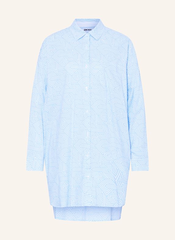 DKNY Nachthemd A NEW ERA TÜRKIS/ WEISS