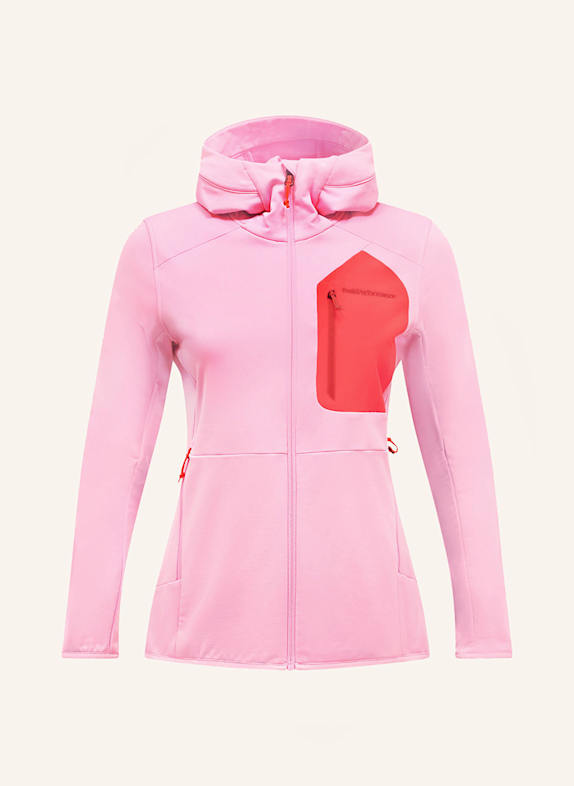Peak Performance Midlayer-Jacke UTILITY LIGHT ROSA/ ORANGE