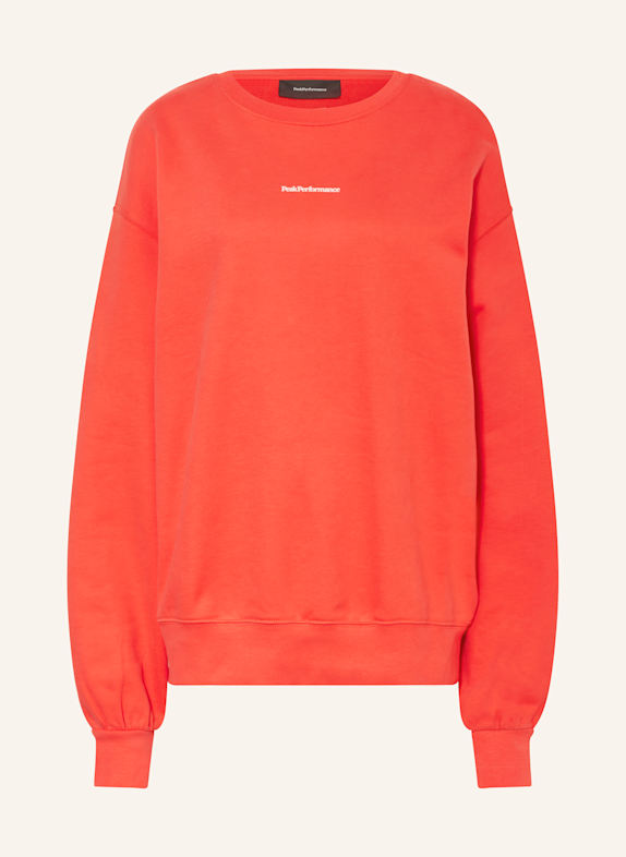 Peak Performance Sweatshirt ORIGINAL CREW ORANGE
