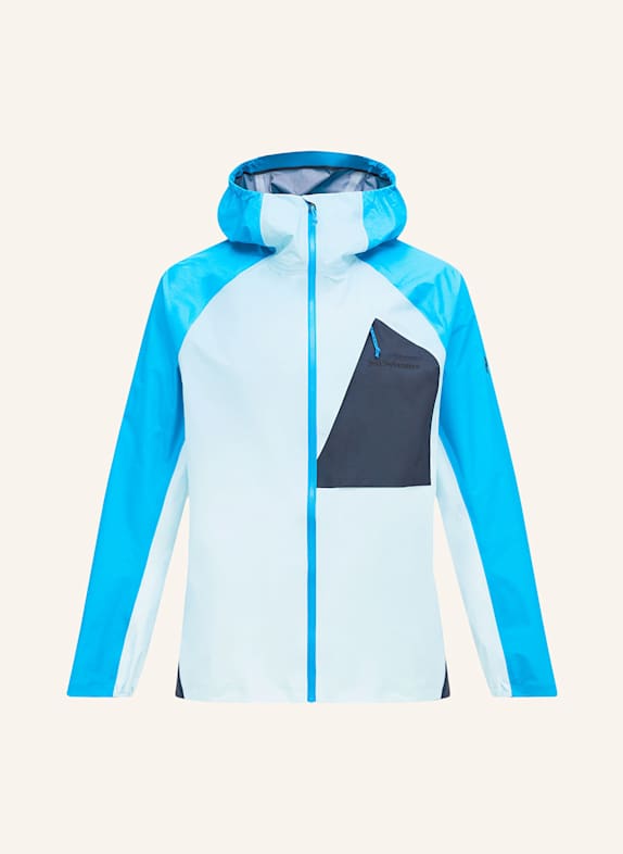 Peak Performance Hardshell-Jacke TRAIL 3L HIPE HELLBLAU/ BLAU/ DUNKELBLAU
