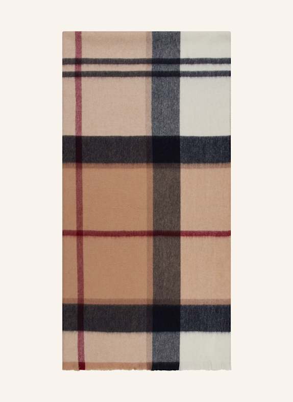 Barbour Sjaal ROSE CRÈME / DONKERROOD / DONKERBLAUW