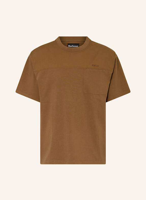 Barbour T-shirt HUNTON BROWN