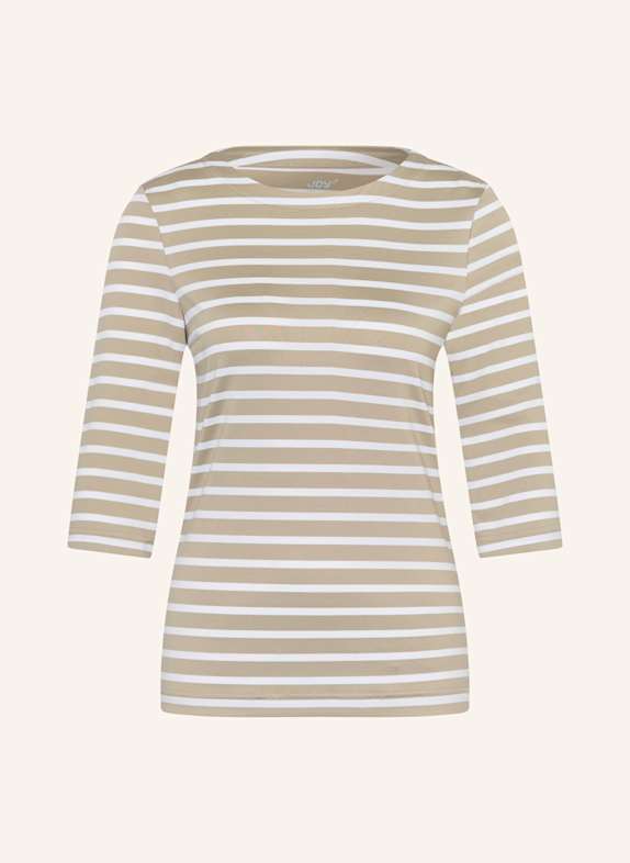 JOY sportswear T-shirt CARINA BRĄZOWY/ BIAŁY