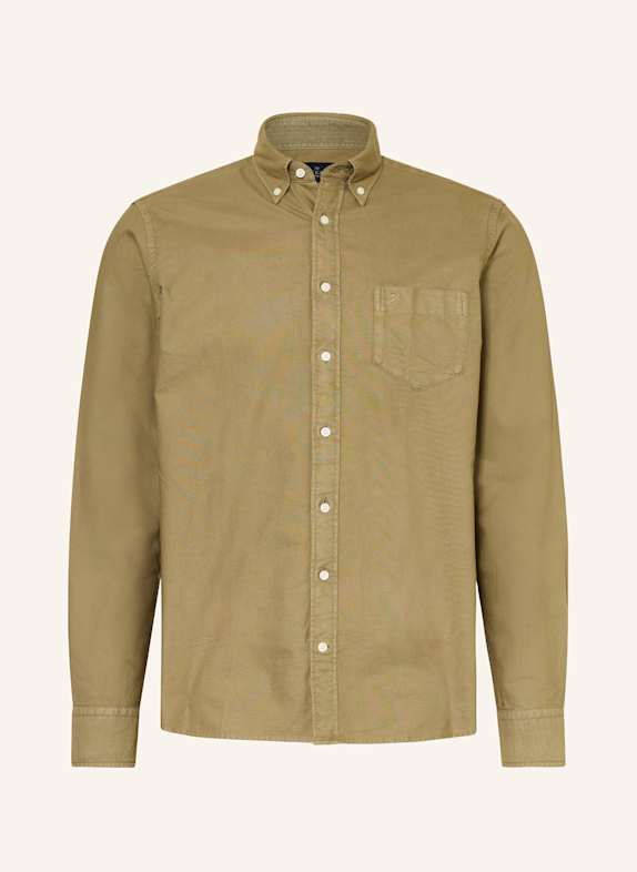 HACKETT LONDON Hemd Classic Fit KHAKI