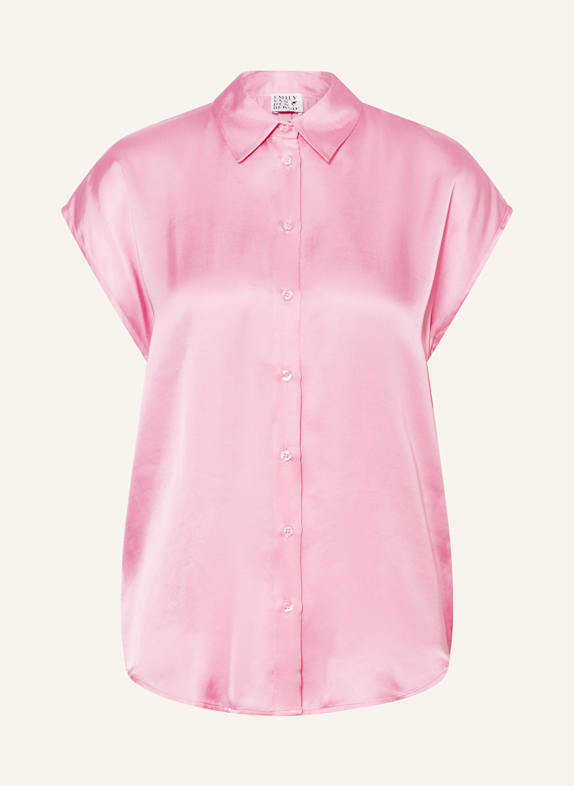 Emily VAN DEN BERGH Blusentop aus Satin ROSA
