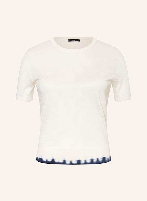 JOSEPH Strickshirt mit Seide ECRU/ DUNKELBLAU