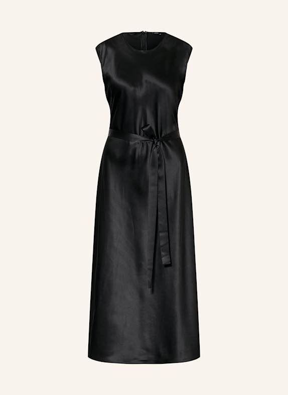 JOSEPH Seidenkleid mit abnehmbarer Schluppe SCHWARZ
