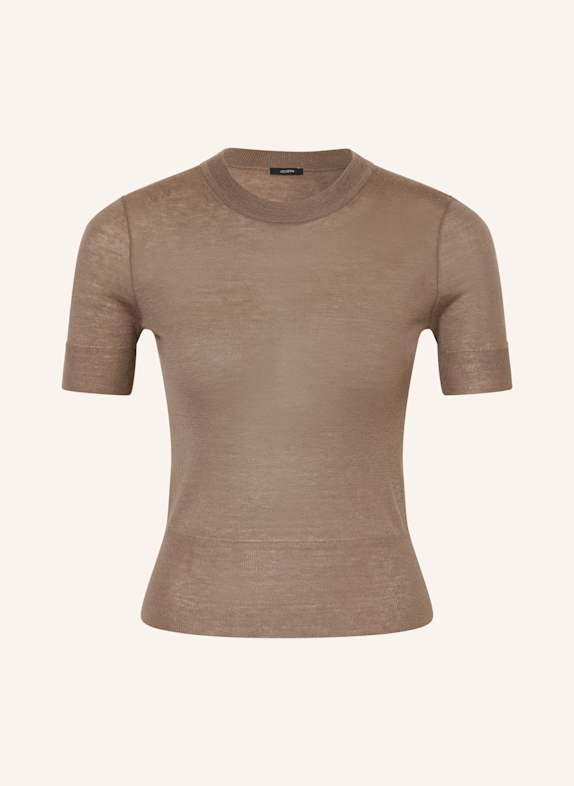 JOSEPH Strickshirt aus Cashmere BRAUN