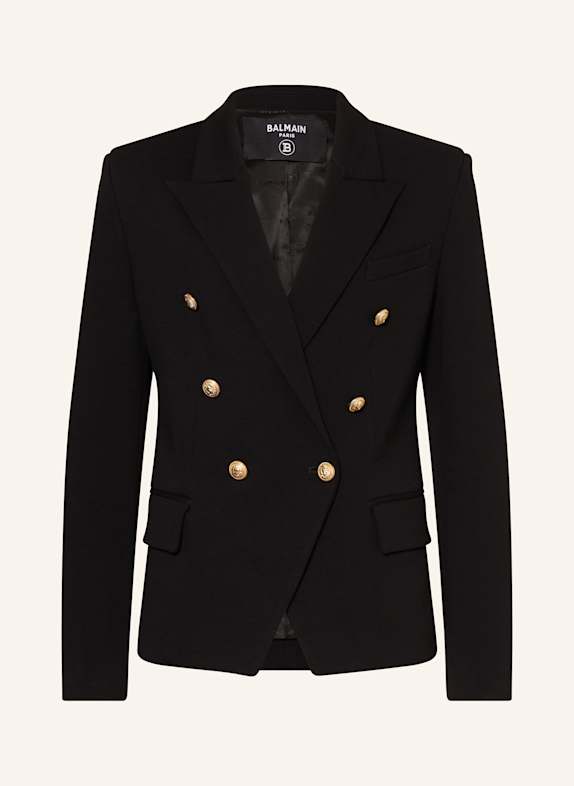 BALMAIN Jerseyblazer SCHWARZ