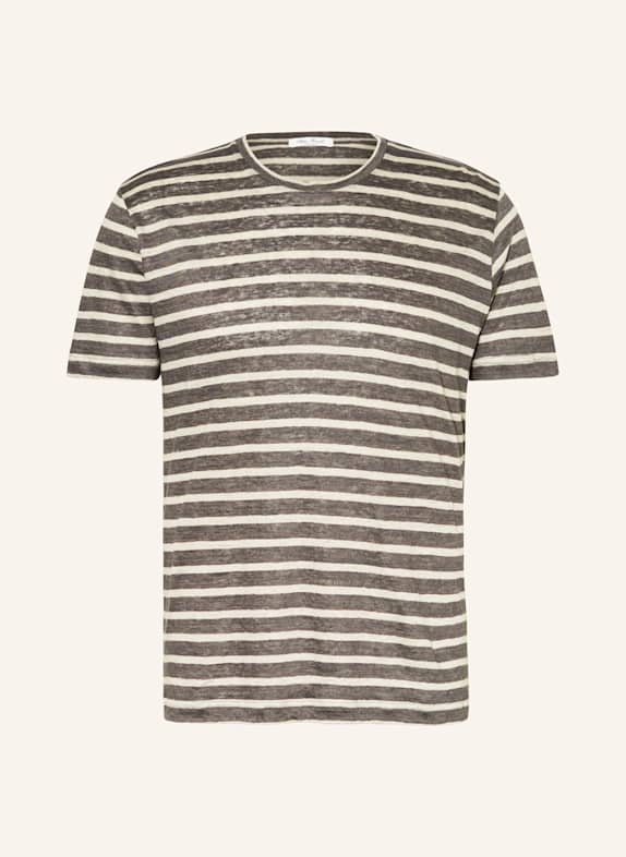 Stefan Brandt T-Shirt aus Leinen 00.900 STV DARK GREY