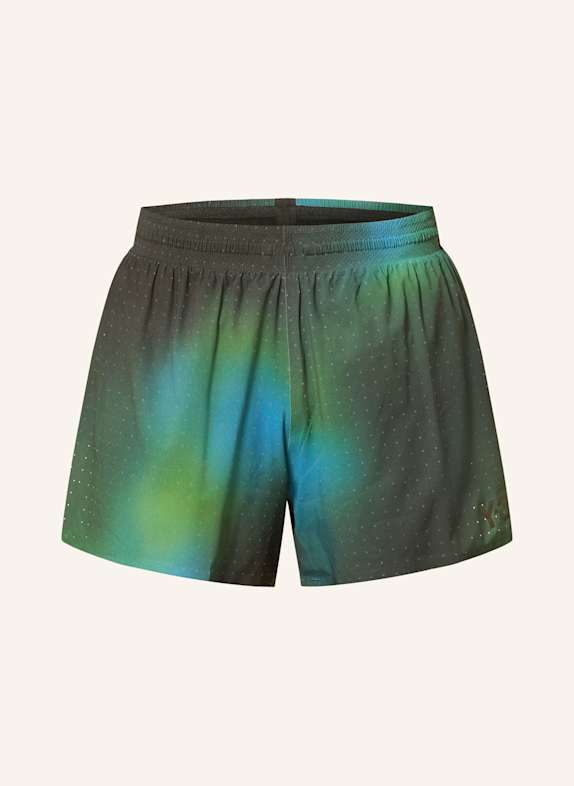 Y-3 2-in-1-Laufshorts SCHWARZ/ GRÜN/ BLAU