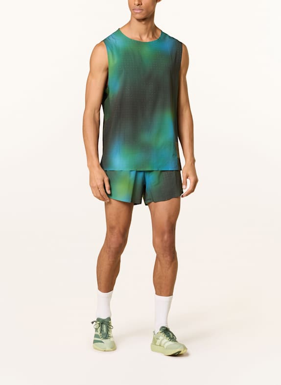 Y-3 2-in-1 hardloopshort ZWART / GROEN / BLAUW