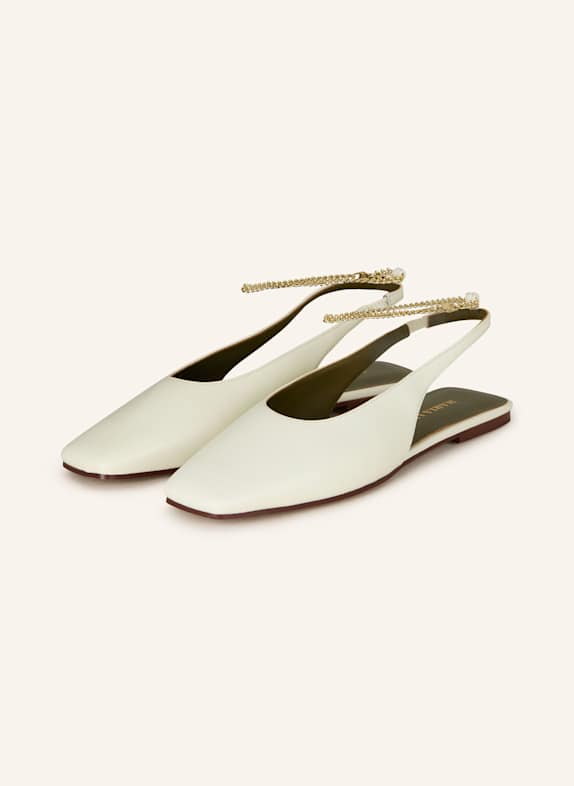 MARIA LUCA Slingballerinas AUGUSTA ECRU