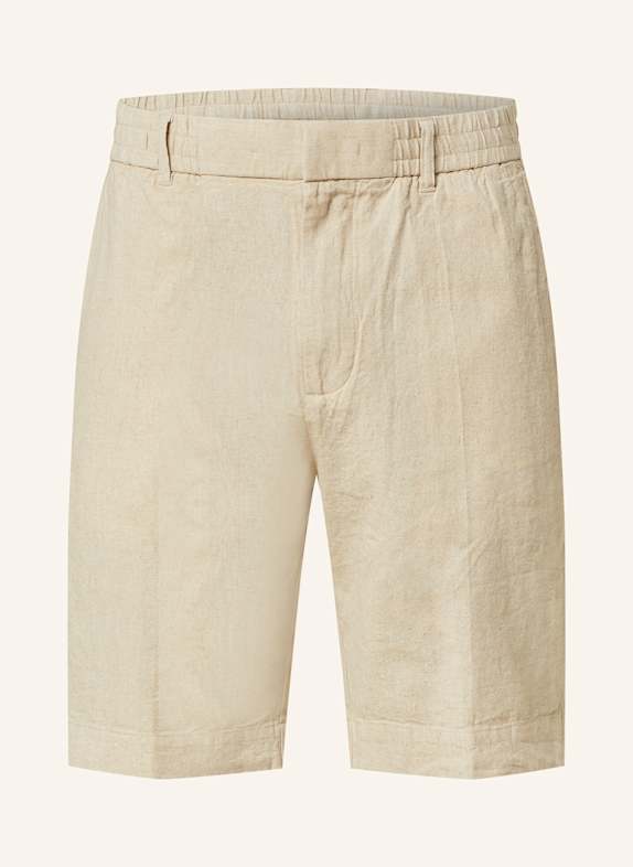 NN.07 Chinoshorts BILLIE mit Leinen BEIGE