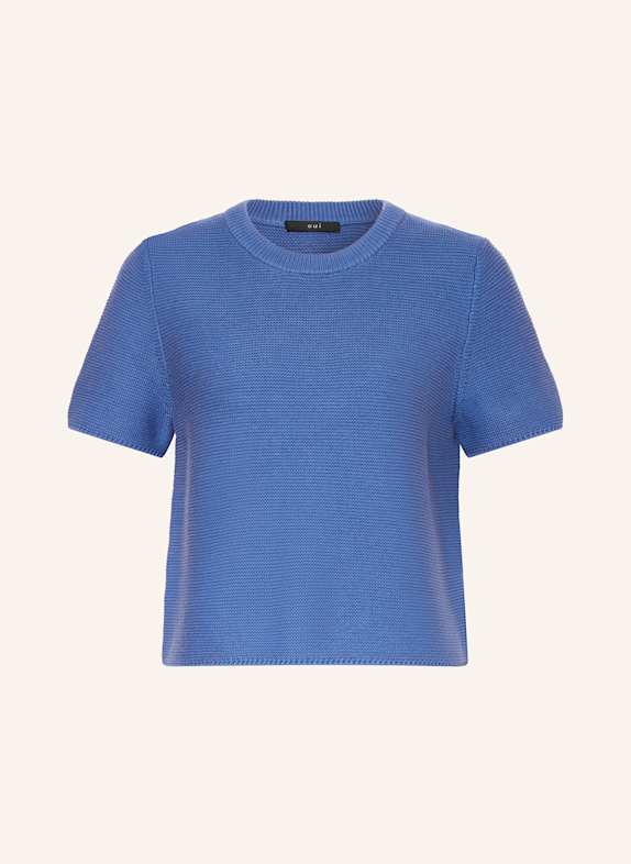 oui Knit shirt with cut-out BLUE