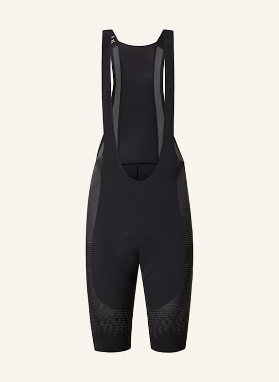 Rapha Radhose PRO TEAM POWERWEAVE BIB mit Trägern und gepolstertem Einsatz SCHWARZ