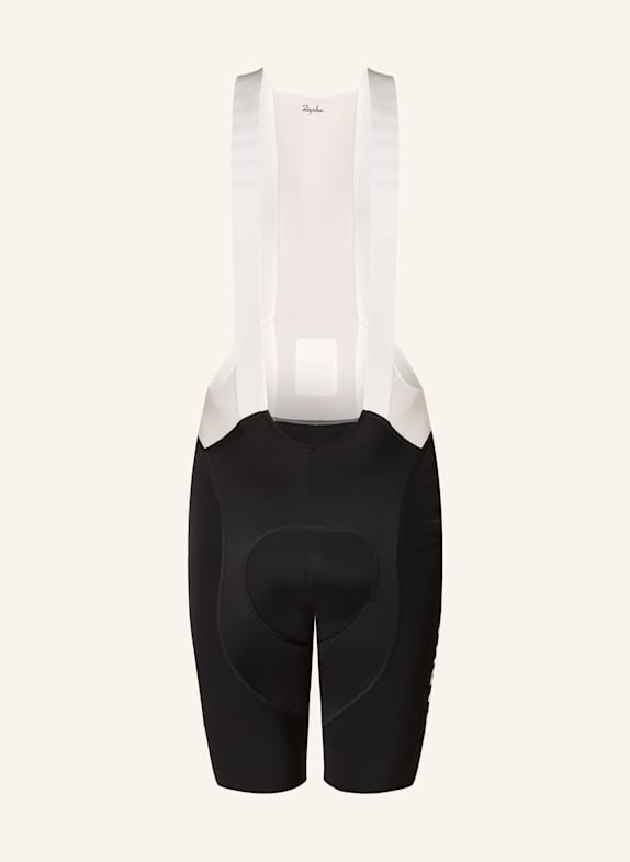 Rapha Radhose PRO TEAM BIB III mit Trägern und gepolstertem Einsatz SCHWARZ/ WEISS
