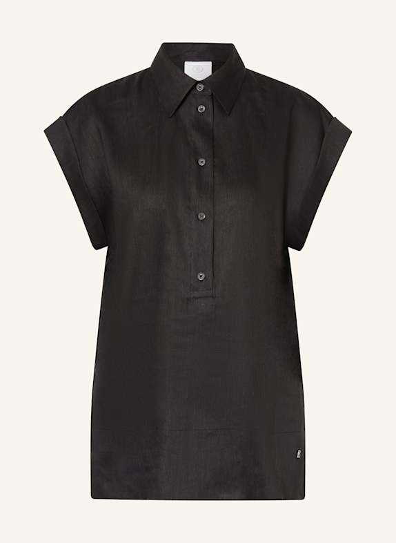 BOGNER Blusenshirt ROSALIE mit Leinen SCHWARZ