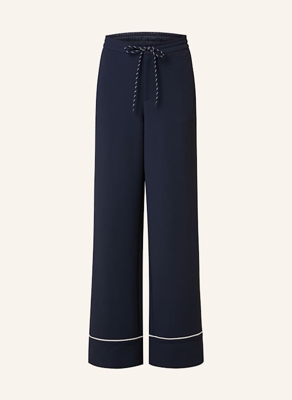 ESSENTIEL ANTWERP HAND wide leg trousers DARK BLUE