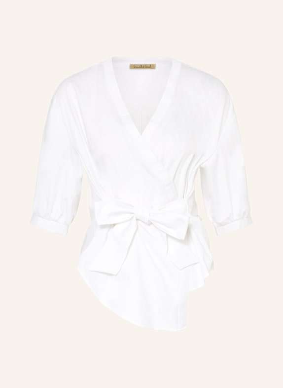 Smith & Soul Wrap blouse WHITE