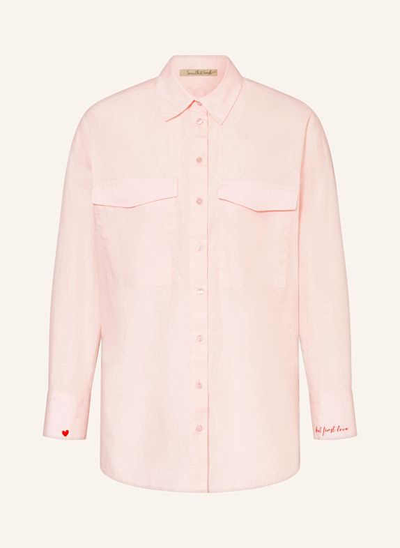 Smith & Soul Oversized shirt blouse PINK