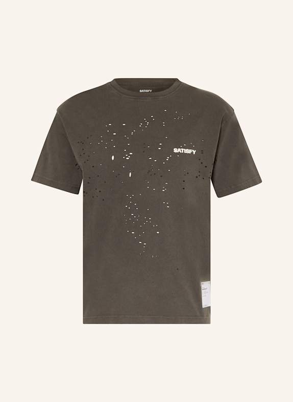 SATISFY Laufshirt MOTHTECH DUNKELGRAU