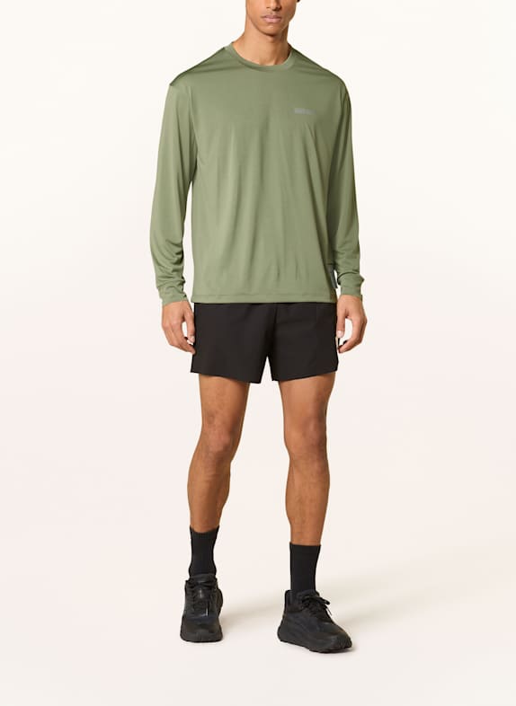 SATISFY AURALITE running shirt LIGHT GREEN