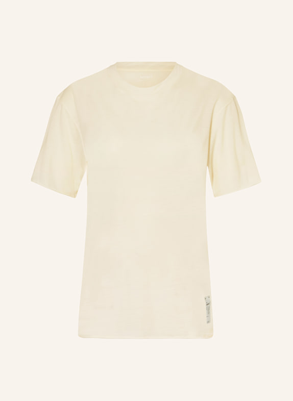 SATISFY Laufshirt CLOUDMERINO™ aus Merinowolle CREME