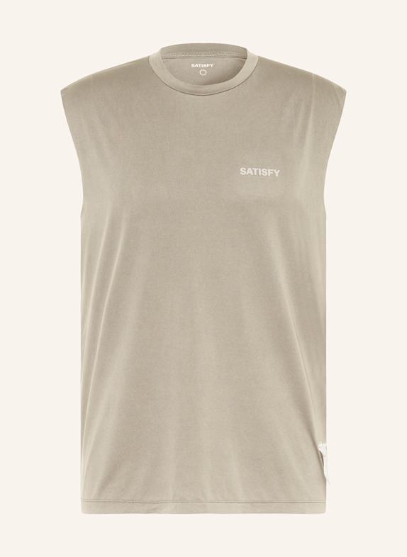 SATISFY Lauftop AURALITE™ TAUPE