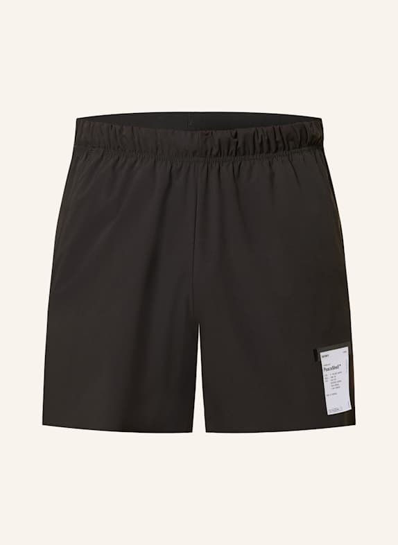 SATISFY Laufshorts PEACESHELL™ SCHWARZ